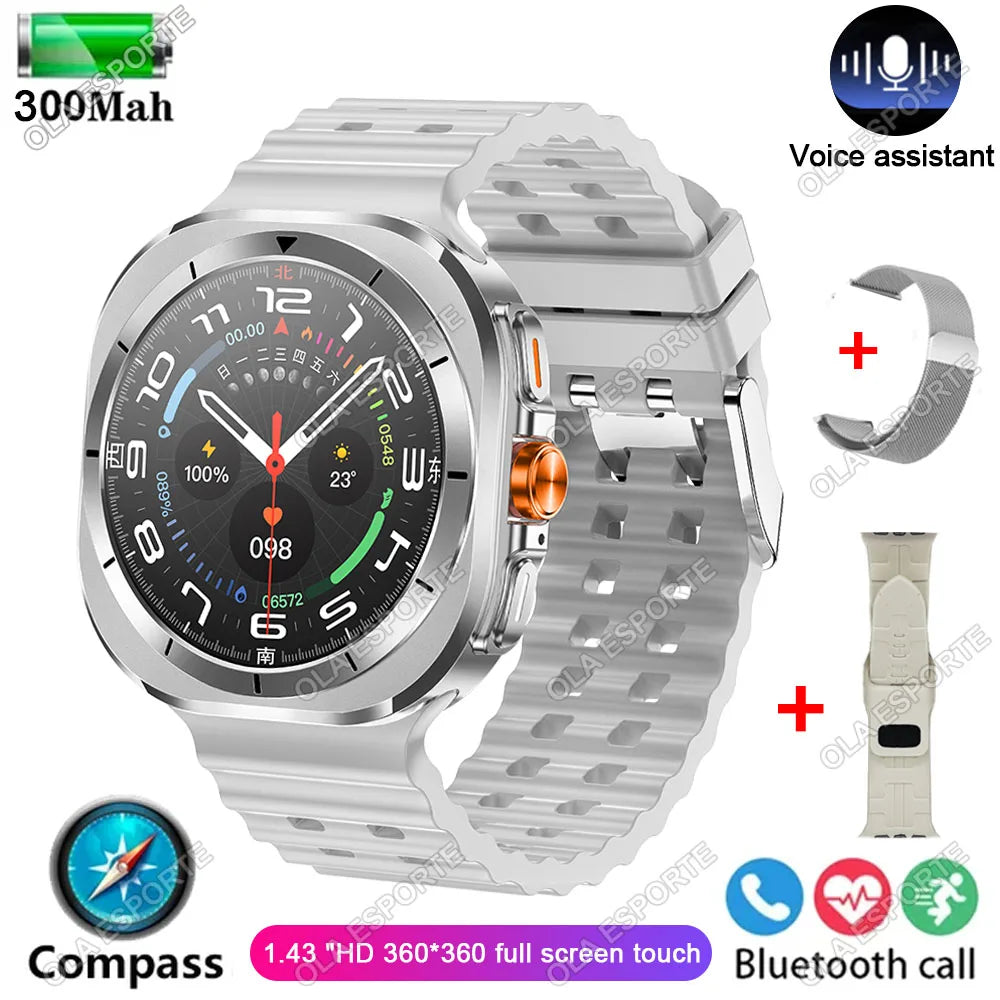 Z7 Ultra Smart Watch Men Women Watch 7 Ultra Amoled 415*415  BT Call Outdoor Sport Compass Watches ECG+PPG Waterproof SmartWatch Techelectronicx