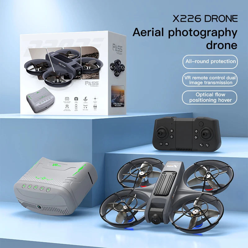 Xiaomi X226/X226VR Mini Drones 4K Professional Remote Control Helicopter Plane RC Dron With Screen Quadcopter Toys Gift for Kids Techelectronicx