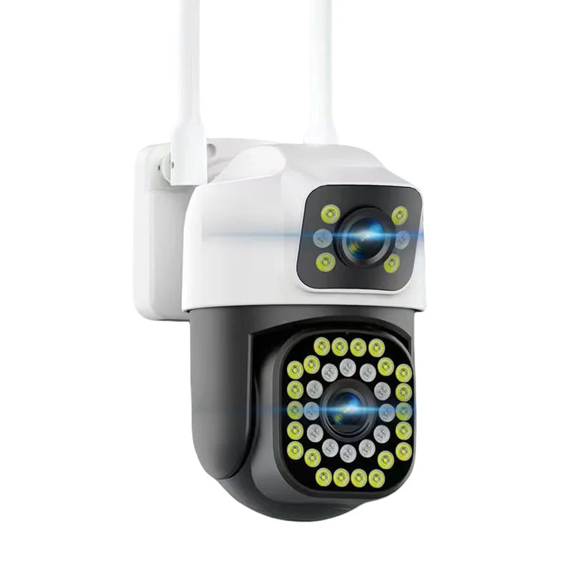 4K 8MP WiFi Surveillance Camera Wifi Outdoor Dual Lens PTZ IP Camera Auto Tracking Audio Video ONVIF Security CCTV Camera YOOSEE TechElect