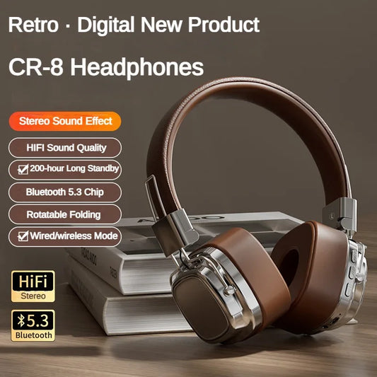 Head-mounted Headphones Wireless Bluetooth Earphones With Mic Headset Noise Cancelling Fone Gamer Stereo Sounds Free Shipping - TechElect