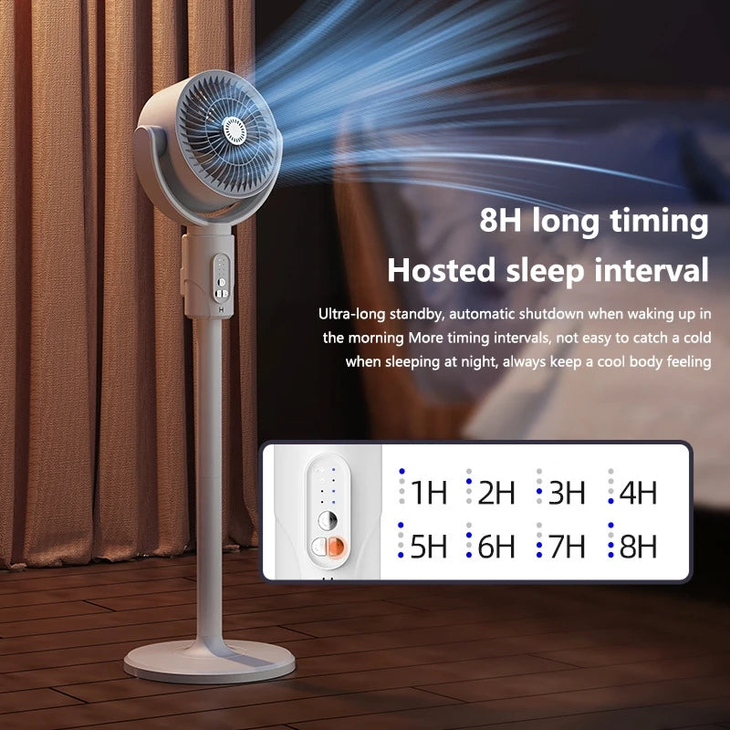 Xiaomi Desktop Floor To Fan With Remote Control Retractable Intelligent Silent Electric Fan Home Office Air Circulation Fan New Techelectronicx