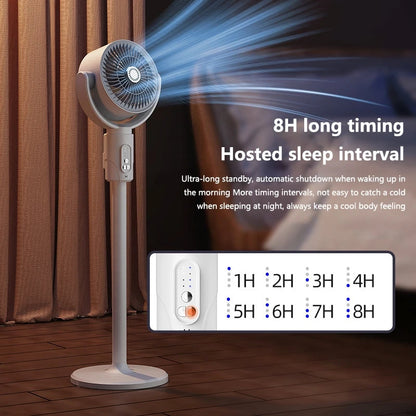 Xiaomi Desktop Floor To Fan With Remote Control Retractable Intelligent Silent Electric Fan Home Office Air Circulation Fan New Techelectronicx