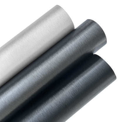 Vinyl Wrap Matt Brushed Aluminum Vinyl Wrap Film Waterproof PVC Foil Vehicle DIY Sticker Air Release Car Styling Car Accessories Techelectronicx