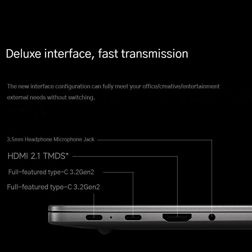 Xiaomi Redmi Book 16 2025 Laptop Intel Core 5 220H/210H Processor 16" Notebook 16G/32G DDR5+ 512G/1T SSD Study Office Ultrabook Techelectronicx