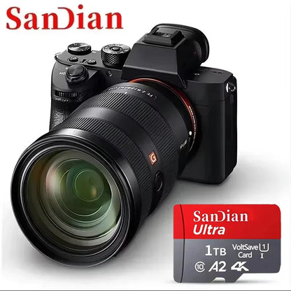 Original SD Card 2TB Large Capacity Memory Card 128GB/256GB Mini TF Card 512GB High Speed Flash Card for PC/Desktops/Mac/Cameras Techelectronicx