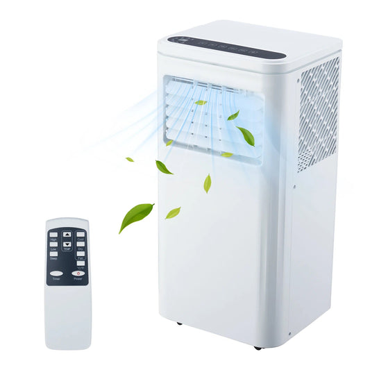 10000 BTU Portable Air Conditioners 3 in 1 Portable AC Unit with Fan & Dehumidifier Remote Control LCD Display, 24H Timer Techelectronicx