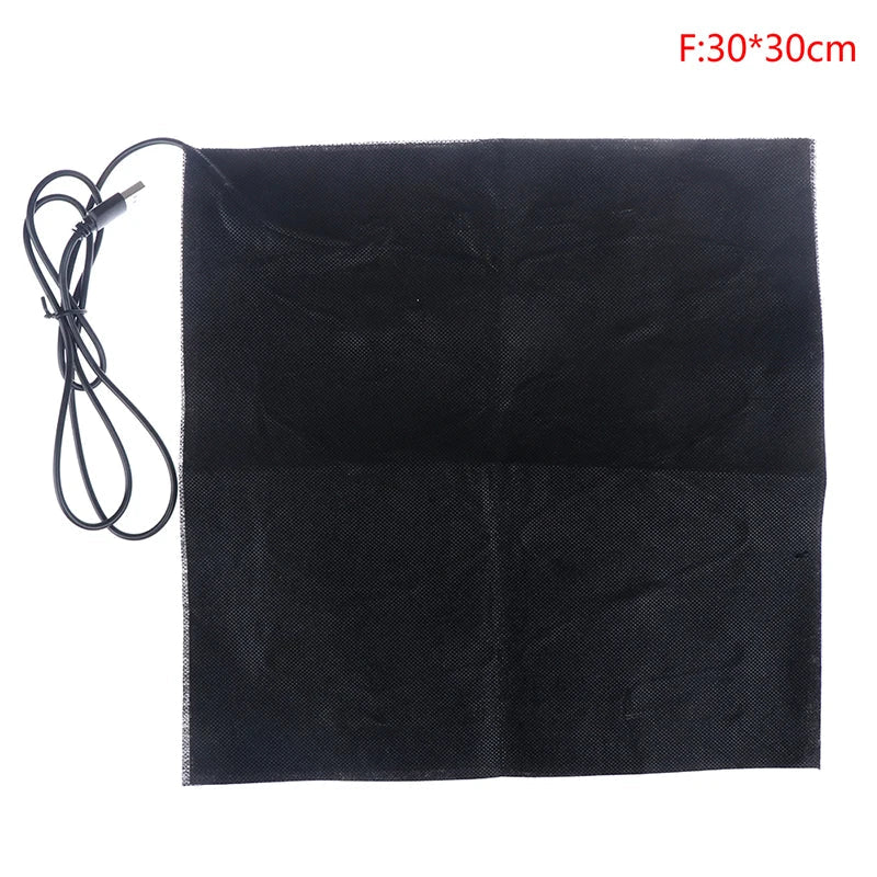 1/2pcs   5V Winter Warm Gloves Usb Powered Heated Pads Hand Warmer Pads TechElect