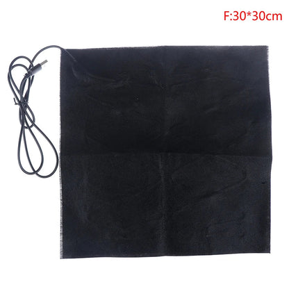 1/2pcs   5V Winter Warm Gloves Usb Powered Heated Pads Hand Warmer Pads TechElect