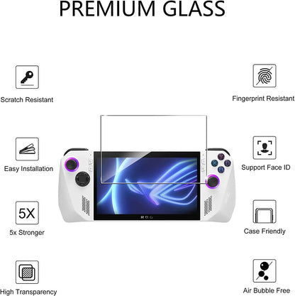 1/2/3pcs for Asus Rog Ally Gaming Screen Protector Tempered Glass Scratch Resistant HD Protective Film TechElect