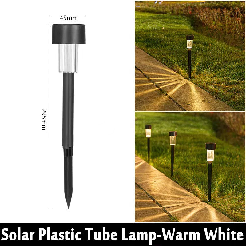 10Pack Solar Outdoor Lights Garden Lantern Solar Powered Lamp Waterproof Landscape Lighting Pathway Yard Lawn Garden Decoration Techelectronicx