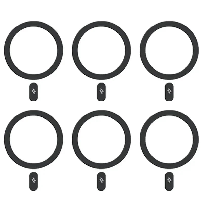 Magnetic Metal Plate Ring for Magsafe Wireless Charger Iron Sheet Sticker Magnet Cellphone Holder for IPhone 16 15 14 13 Pro Max Techelectronicx