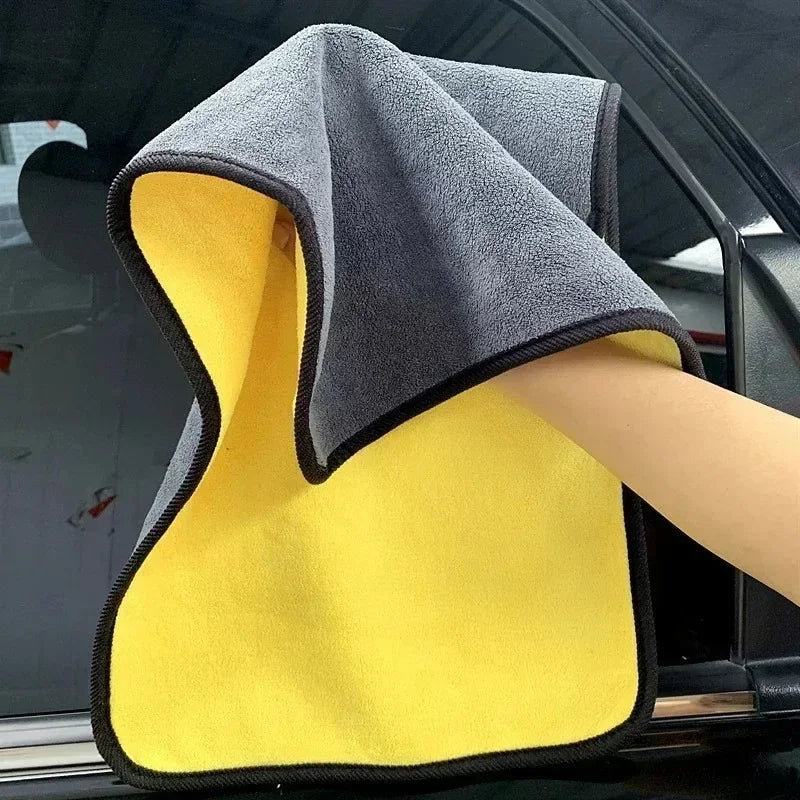 10/1Pcs Microfiber Cleaning Towel Car Cleaning Cloths Professional Detailing Car Drying Microfiber Towel Wash Towels Accessories Techelectronicx