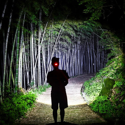 Z20 Long Lighting Distance 8000LM USB rechargeable LED Headlight Wide Angle COB Head Lantern Light Use 18650 Outdoor Hiking Techelectronicx