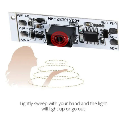 XIKCU Smart Switch Module Sensor Motion Detector Finger Hand Sweep Sensor DC 12V 24V 3A Maximum 36W Power Light Switches Techelectronicx