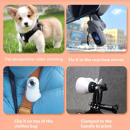 1080P Action Camera 1080P Portable Versatile Mount Anywhere for Travel Pets Ride Sport Vlog Mini Wireless Camera with Carry box Tech Electronics