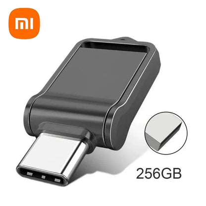 Xiaomi USB 3.2 2TB Flash Drive High Speed Type-C Interface Dual-Use Flash Memory 512GB 1TB Stick For Phone Windows 11 Computer Techelectronicx