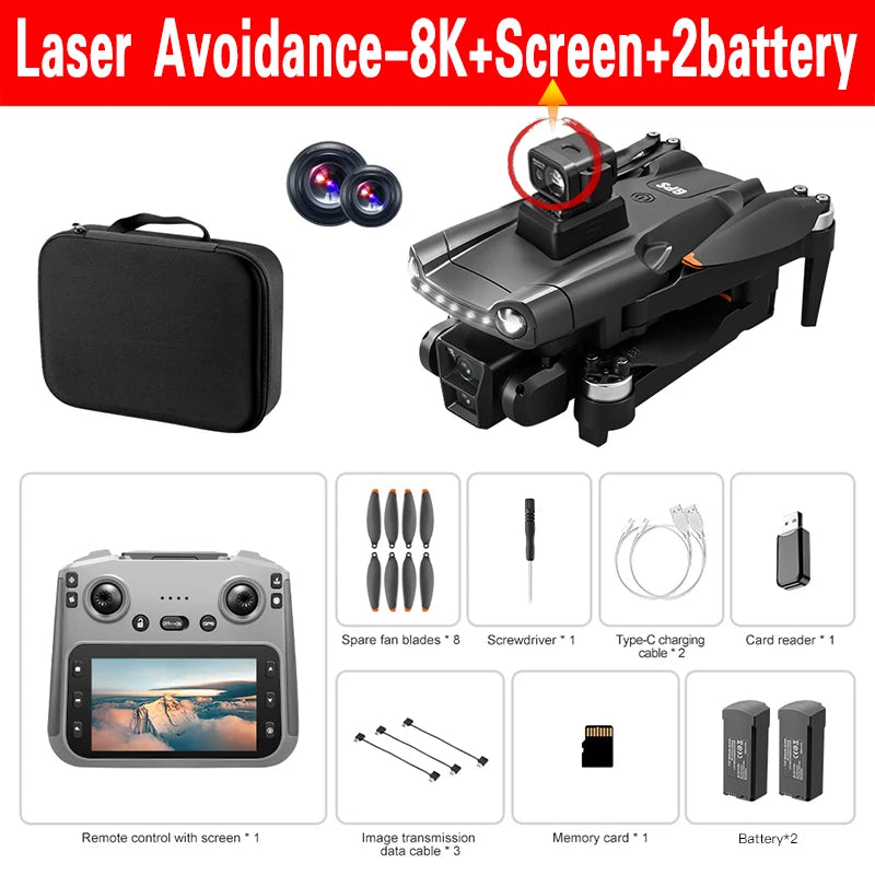 XIAOMI MIJIA V198 MAX GPS Drone New with 8k professional HD camera  WiFi/5G Brushless Foldable Quadcopter remote control Drone Techelectronicx