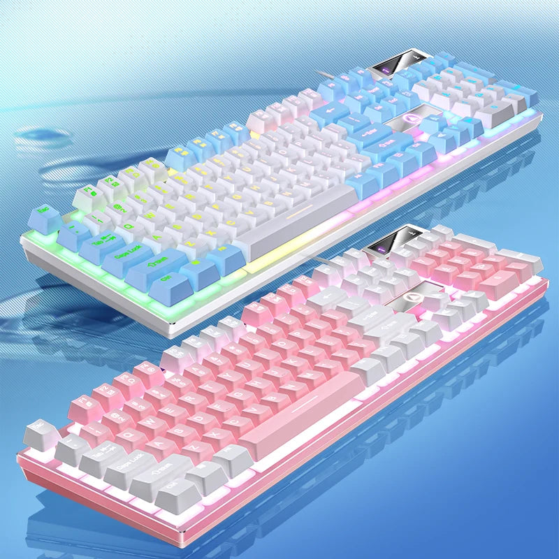 YINDIAO Keyboard Gaming Wired Laptop Desktops PC Computer Office Accessories Low Profile Gamer Keyboards With Numpad Techelectronicx