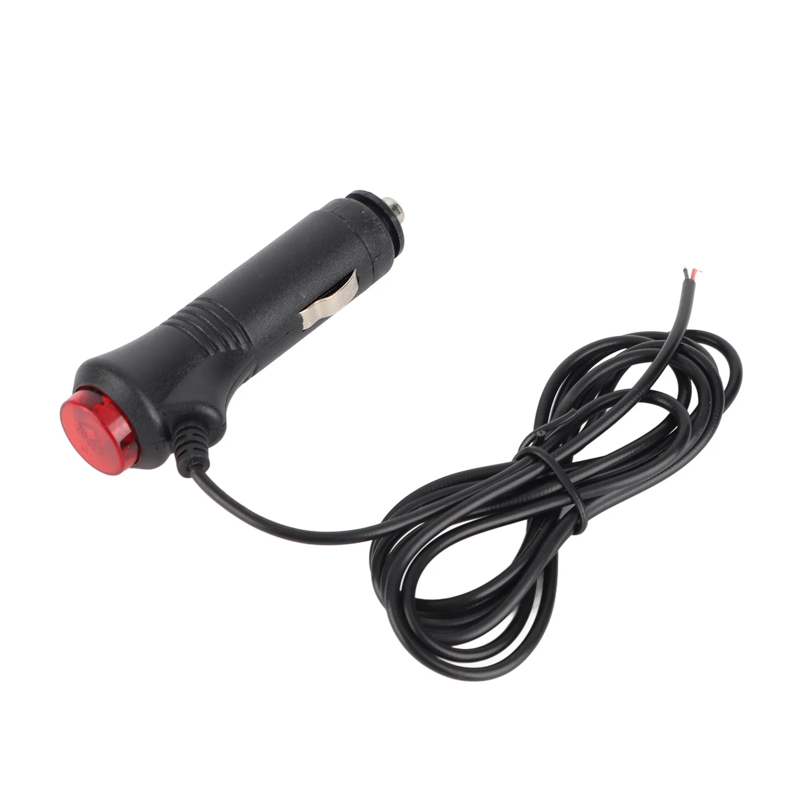 1.5m Male Car Cigarette Lighter Socket Power Plug Adapter On Off Switch Fuse 12V 24V Cigar Lighter Power Cord Wire Adapter Techelectronicx