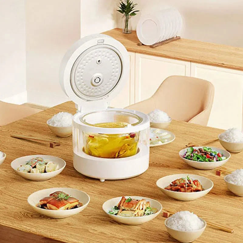 XIAOMI Transparent Steaming Rice Cooker 4L Electrical Pressure Cooker Household Multifunctional Kitchen Appliances NFC Support Techelectronicx