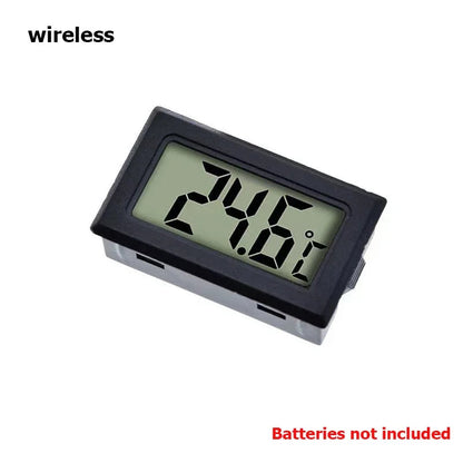 Mini Digital LCD Indoor Convenient Temperature Sensor Humidity Meter Thermometer Hygrometer Gauge Instruments Cable Measurement Techelectronicx