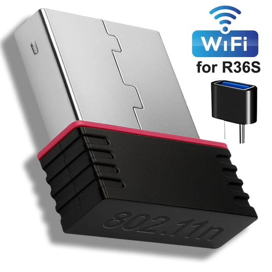 USB WiFi Dongles For R36S Retro Game Console Network RTL8188FTV with Type C OTG Adapter for R36H R36 R36Plus Game Accessories Techelectronicx