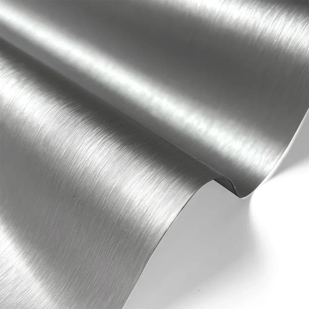 Vinyl Wrap Matt Brushed Aluminum Vinyl Wrap Film Waterproof PVC Foil Vehicle DIY Sticker Air Release Car Styling Car Accessories Techelectronicx