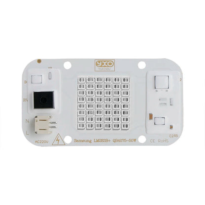 YXO Driverless Sam-ng lm283b Full Spectrum Led Grow Light Chip DOB AC COB Module 50W Lamp Beads No Need Driver For Indoor Plant Techelectronicx