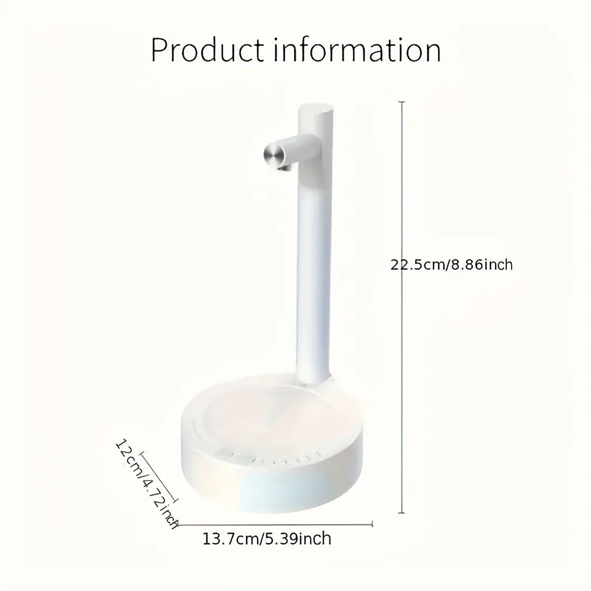 1 USB rechargeable smart desktop water pump, bucket type electric water dispenser, automatic small water pump, suitable for outd TechElect