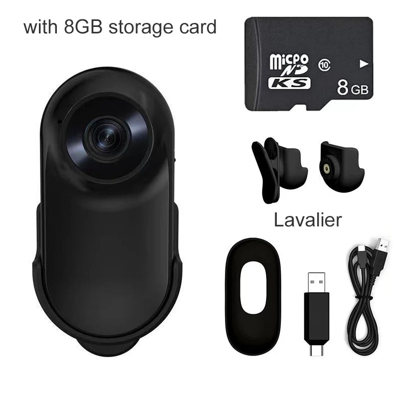 1080P Action Camera 1080P Portable Versatile Mount Anywhere for Travel Pets Ride Sport Vlog Mini Wireless Camera with Carry box Tech Electronics