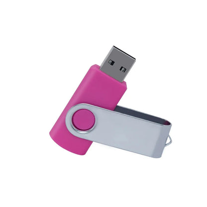 флешка usb 32GB Flash Drive 16 Giga Memory Stick Metal Jump Drive Swivel Pendrive Portable 64 128 GB cle usb 2.0 Pen Drives Techelectronicx