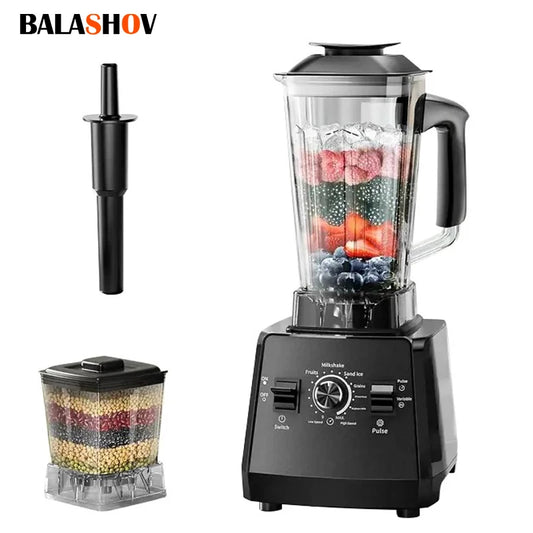 500W Heavy Duty Commercial Blender Stationary Mixer Ice Smoothies Appliances for Kitchen Professional High Power Food Processor TechElect