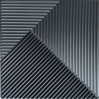 10pcs Diamond Design Decorated 3D Wallpanel, 30cmx30cm Matte White/Black, Diy Home Decoration Wallboard Techelectronicx