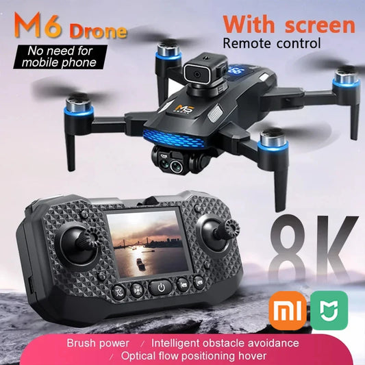 Xiaomi Mijia M6 Drone Brushless Motor Professional 8K HD Aerial Photography Obstacle Avoidance UAV Four-Rotor Helicopter Toys TechElect