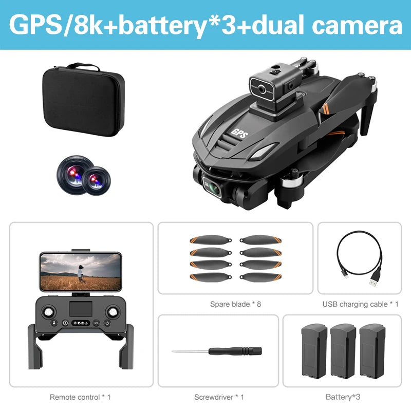 Xiaomi Mijia V168 Drone 8K 5G GPS  HD Aerial Photography Omnidirectional Obstacle Avoidance Foldable Long Flight Time Original Techelectronicx