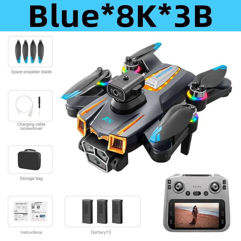 Xiaomi Mijia A19 PRO Drone Aerial Photography professional HD Triple Camera Optical Flow Brushless Motor Foldable GPS Quadcopter Techelectronicx