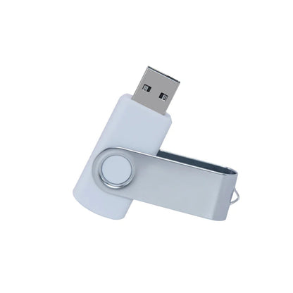 флешка usb 32GB Flash Drive 16 Giga Memory Stick Metal Jump Drive Swivel Pendrive Portable 64 128 GB cle usb 2.0 Pen Drives Techelectronicx