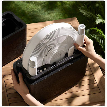 XIAOMI MIJIA DC Inverter Floor Fan Pro,Ultra-Thin Retractable,With Storage Box,Smart Standing Electric Fan,100 Air Flow Settings Techelectronicx