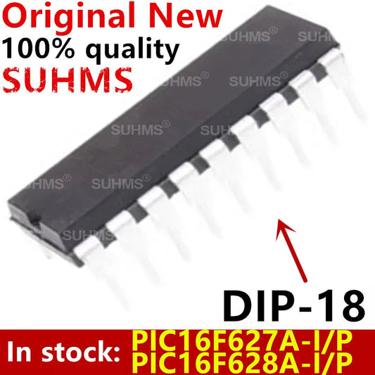 (1piece)100% New PIC16F627A PIC16F628A PIC16F627A-I/P PIC16F628A-I/P DIP-18 Chipset Techelectronicx