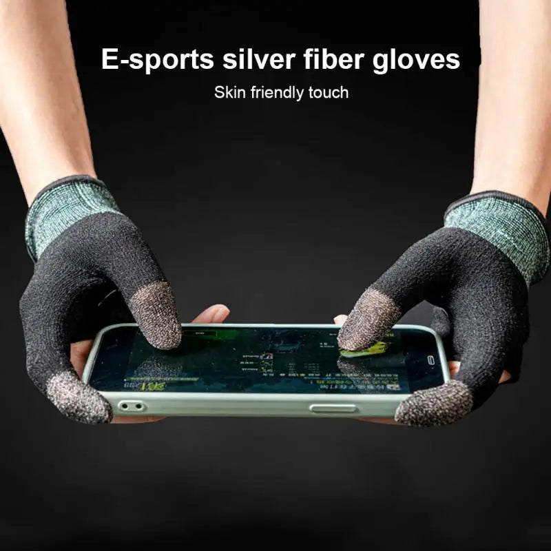 1/3/5SETS Thumb Sleeve Gloves Sweat Proof Sensitive Accessories For Gamer Touch Screen Fingertips Gloves Cover Breathable Techelectronicx