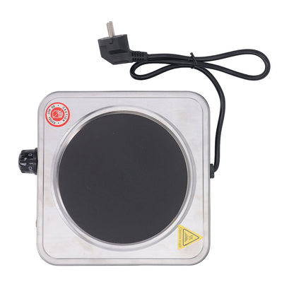 1000W Electric Stove Countertop Single Burner 5 Level Temperature Control Hot Plate for Cooking Stainless Steel Base 220V EU Techelectronicx
