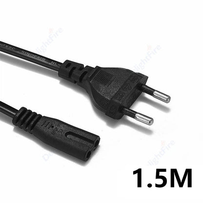 0.3-10m EU Extension Cord C7 Power Cable Figure 8 Euro Plug AC Cable For Samsung LG Sony TV Samsung Monitor Power Supply PS2 3 Techelectronicx