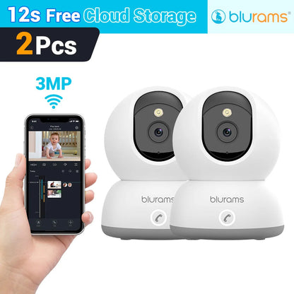 Blurams Baby Monitor Camera 2K HD Home Security Camera with Motion Detection and Two-Way Audio, Easy Setup, Clear Day & Night TechElect