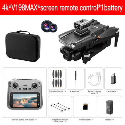 Xiaomi Mijia V198GPS MAX Drone 8K Professional Brushless Motor Laser Obstacle Avoidance Foldable Quadcopter Aerial Optical RCToy Techelectronicx