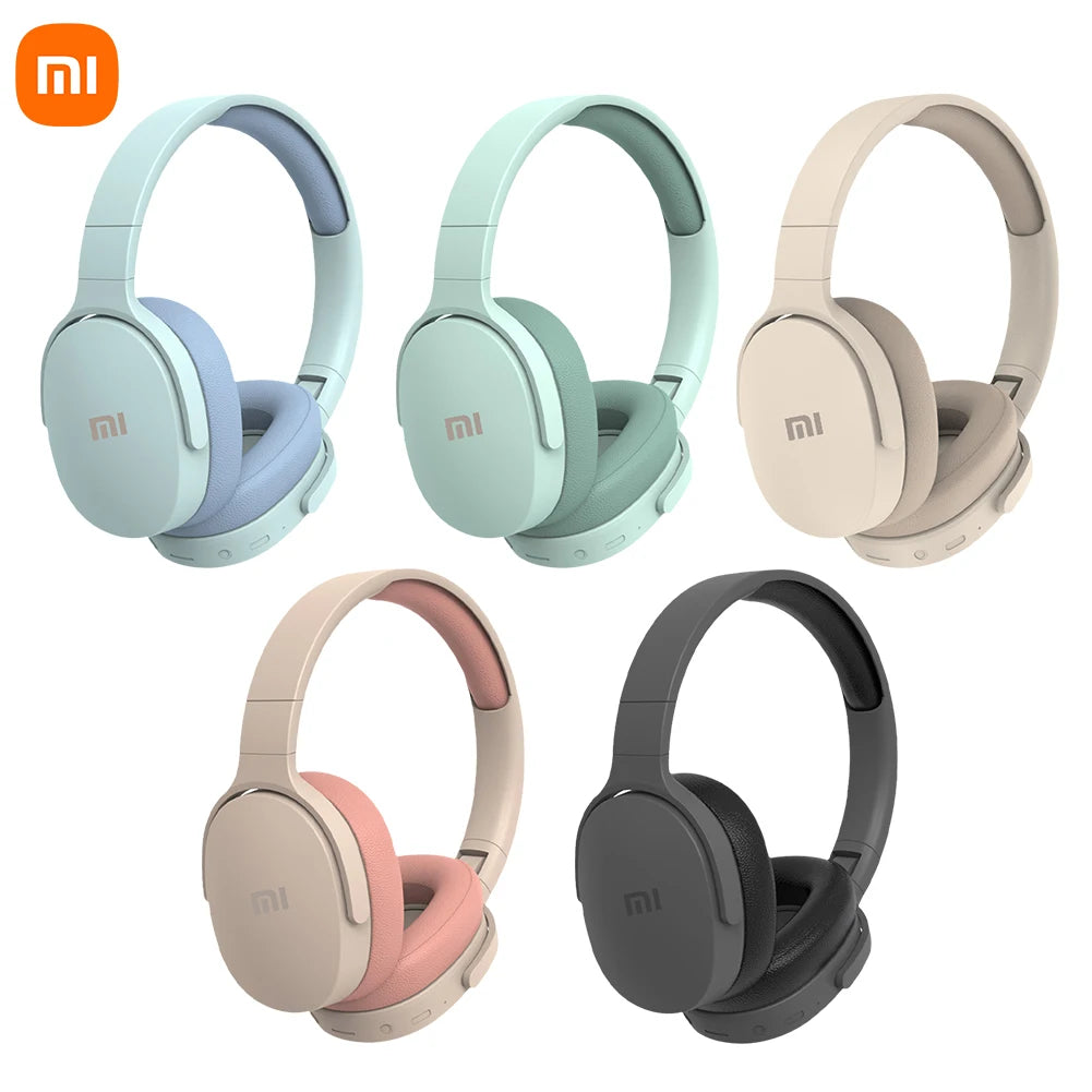Xiaomi Wireless Bluetooth Headphones Over Ear HiFi Stereo Foldable Lightweight Headset Supports TF Cards 3.5mm Type-C Interface Techelectronicx