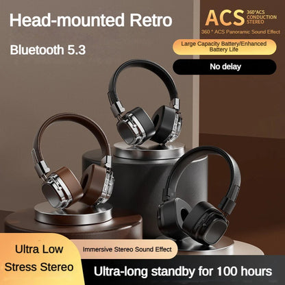 Head-mounted Headphones Wireless Bluetooth Earphones With Mic Headset Noise Cancelling Fone Gamer Stereo Sounds Free Shipping - TechElect