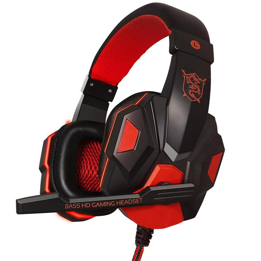 Wired PS4/PS5/Xbox/Smartphone/PC Headset Gaming Headset 120° Adjustable Gamer Headset with Noise Cancelling Microphone - TechElect