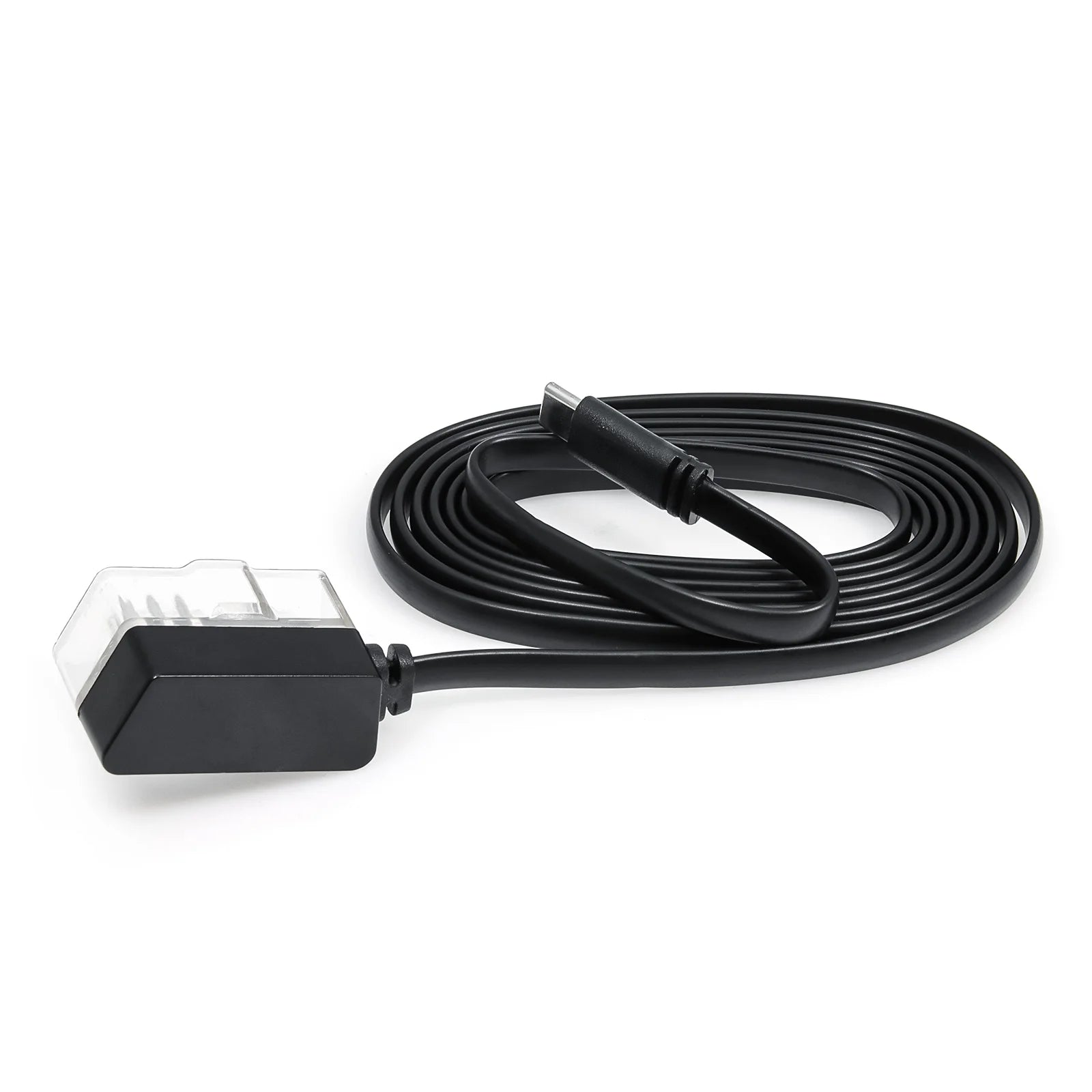 1.8M Obd2 Cable Wire Fit P24 P10-Pro Car Head Up Display Cable Type-C Connecting Line Diagnosis Tool Switch OBDII HUD Adapter Techelectronicx
