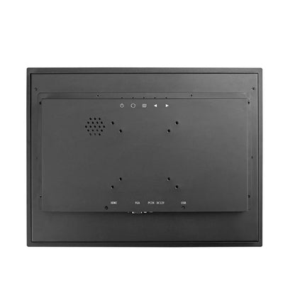 1000 Nits Sunlight Durable 15 Inch Embedded Mount Display VGA DVI HDMI Industrial Touch Screen Monitor For Automation Equipment Techelectronicx