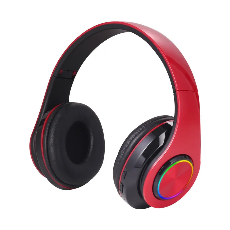 Wireless Bluetooth 5.0 Headphone With Microphone On-Ear Headset Stereo Sound Earphones Sports Gaming Foldable Headphones Game - TechElect